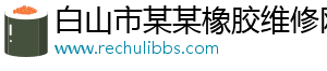 白山市某某橡胶维修网点